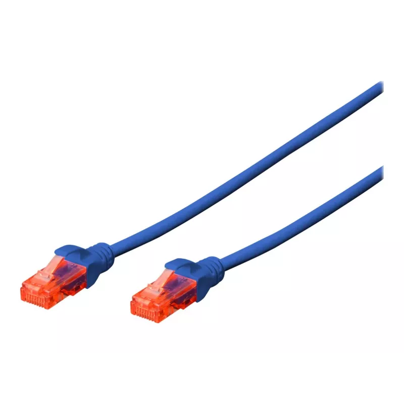 Kabel sieciowy Digitus CAT 6 U/UTP RJ-45 Cat6 0,25m niebieski
