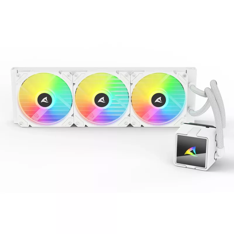 Chłodzenie wodne All-in-One CPU Sharkoon S60 ARGB biały 360mm Radiator