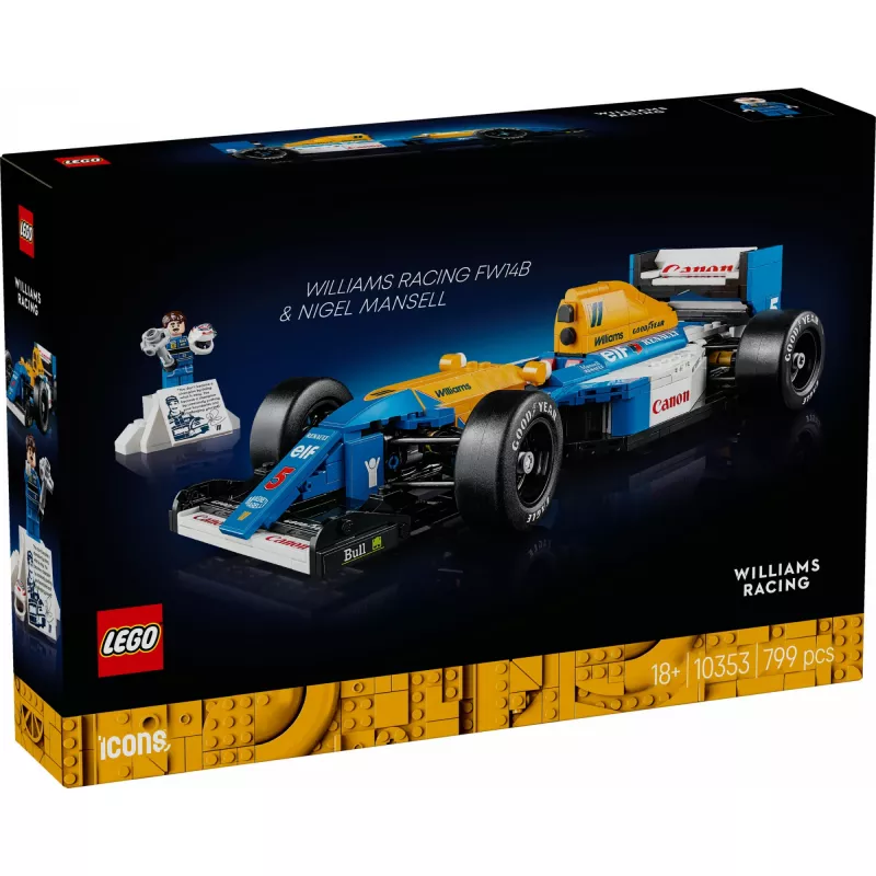 LEGO ICONS 10353 Williams Racing FW14B i Nigel Mansell
