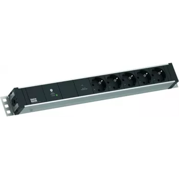Listwa zasilająca Bachmann 800.3939 19Z 1.5HE z 5× gniazdami CEE7/3
