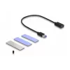 Obudowa SSD DeLOCK USB 3.2 Gen 2 dla PlayStation5 M.2 NVMe beznarzędziowa