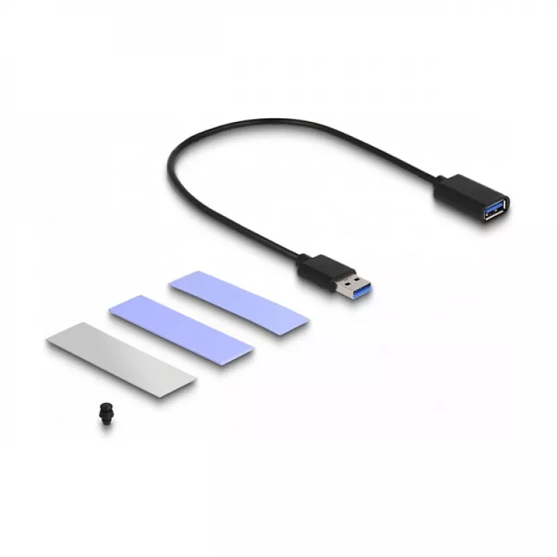 Obudowa SSD DeLOCK USB 3.2 Gen 2 dla PlayStation5 M.2 NVMe beznarzędziowa