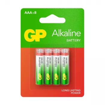 Alkaliczne baterie AAA GP Long Lasting Power 1,5 V, opakowanie 20 szt.