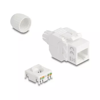 Moduł Keystone RJ45 DELOCK 90721 Cat.6A UTP gniazdo 180° LSA