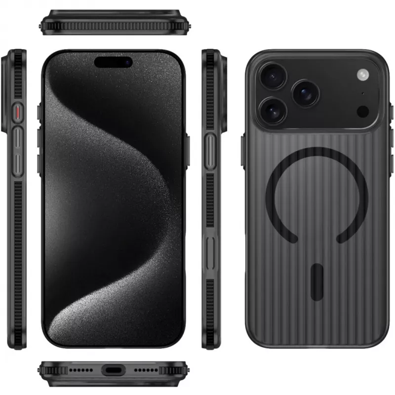 4smarts Design Case Aero do iPhone 17 Pro Max, czarny (541642)