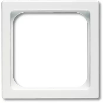 Pokrywa płyty czołowej, bezśrubowa Busch-Jaeger 1746/10-84 biała, 63×63 mm, okno 51×51 mm