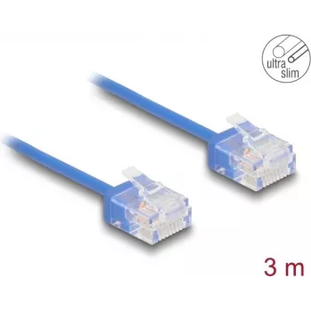 Kabel sieciowy DeLOCK RJ45 kat.6 UTP 3 m niebieski
