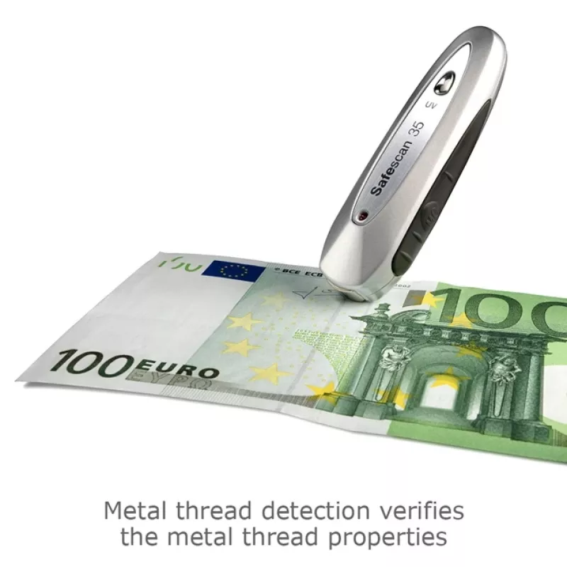 Safescan 35 Przenośny Wykrywacz Fałszerstw 28036J
