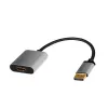 Adapter kabla wideo LogiLink CDA0108 0,15 m DisplayPort HDMI czarny szary