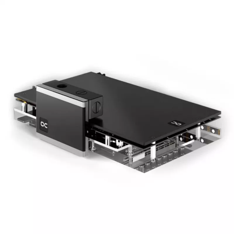 Zacisk chłodzenia wodnego Alphacool Eisblock Aurora 180° (model 13763) — kompatybilny z RGB, zacisk kątowy 180°