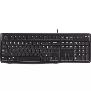 Klawiatura Logitech K120 USB QWERTY hiszpańska czarna (920-002499)