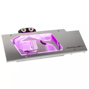 Watercool Heatkiller IV dla Radeon RX 5700 XT, RGB - Akryl + Nikiel, srebrny