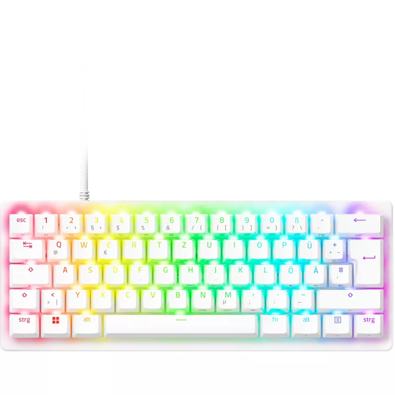 Razer Huntsman V3 Pro Mini - biały - układ niemiecki P - klawiatura - optyczna (RZ03-04992000-R3G1)