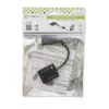 Techly IDATA-HDMI-VGA2 kabel przejściowy wideo VGA (D-Sub) Czarny