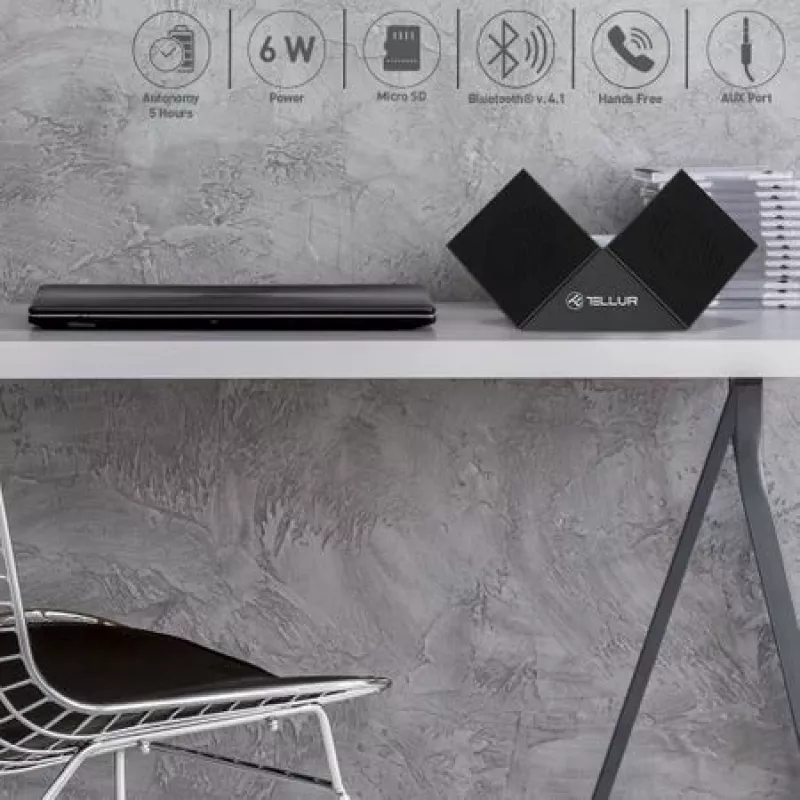 Przenośny głośnik Tellur Bluetooth Speaker Nyx Czarny