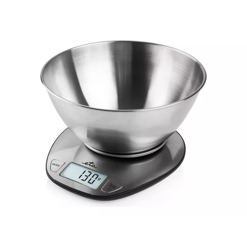 Elektroniczna waga kuchenna ETA Dori ze stali nierdzewnej, pojemność 5 kg, dokładność 1 g