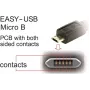Kabel DeLOCK EASY-USB 2.0 Typ-A męski do Micro-B męski kątowy 5m czarny