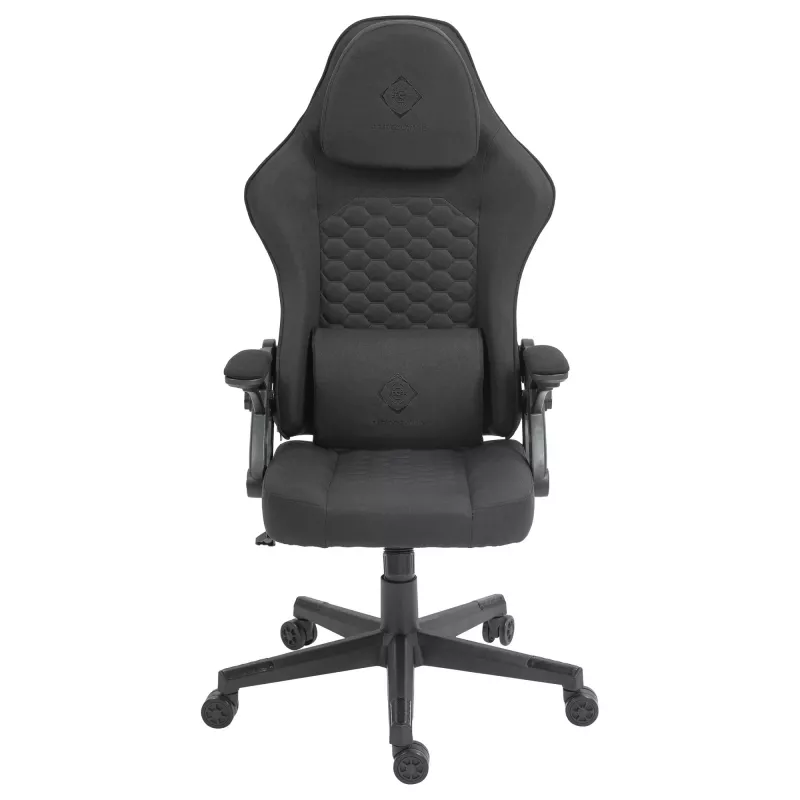Deltaco DC130 Gamingstuhl Soft Woven Mesh, czarny (GAM-180)
