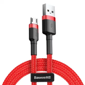 Kabel USB Baseus CAMKLF-C09 2m USB A Micro-USB B Czerwony