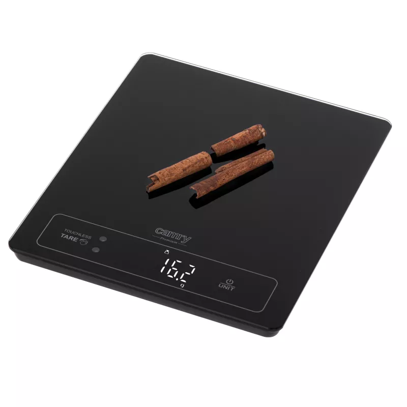 Waga kuchenna Camry CR 3175 Maksymalne obciążenie 15 kg Podziałka 1 g Wyświetlacz LED Czarny