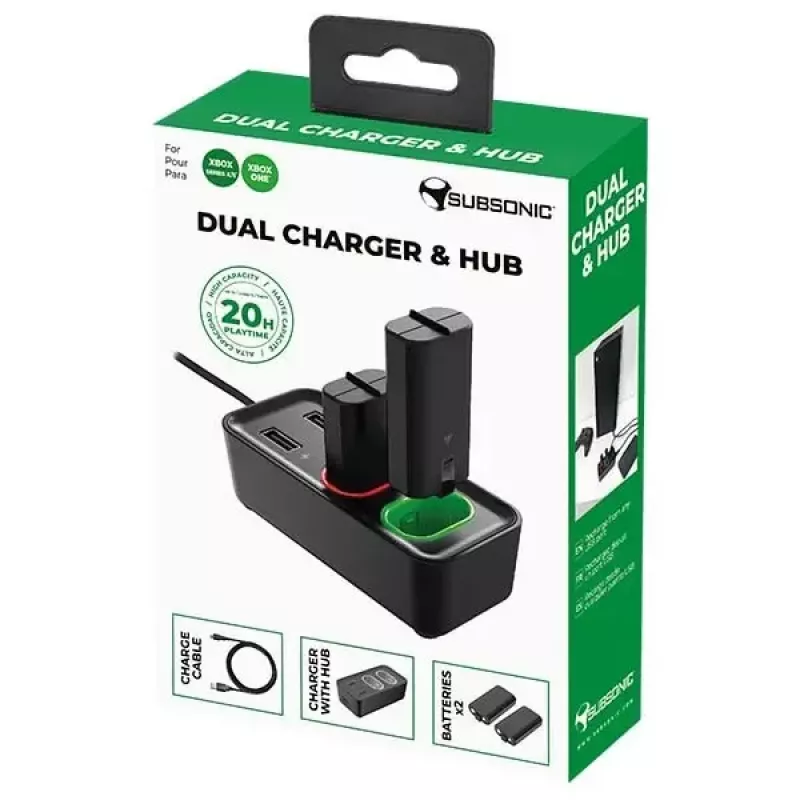 Zestaw do ładowania akumulatorów Subsonic SA5704 do Xbox One Series S X