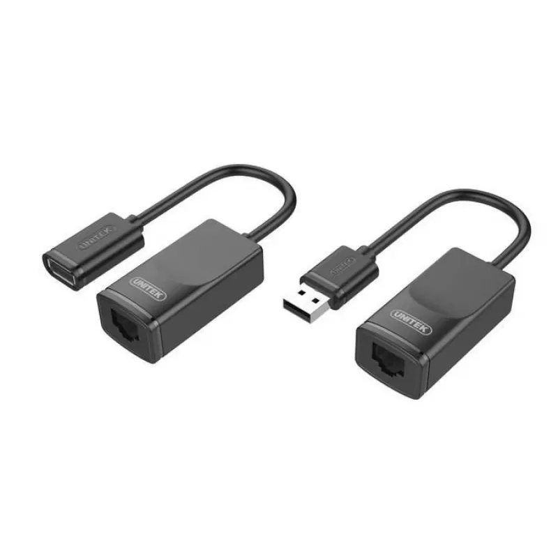 Kabel sieciowy UNITEK Y-UE01001 Stacja dokująca/replikator portów USB 3.0 60 m czarny