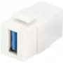 DIGITUS Professional DN-93404 - gniazdo modułowe - USB 3.0 Typ A - Czysta biel, RAL 9003 (DN-93404)