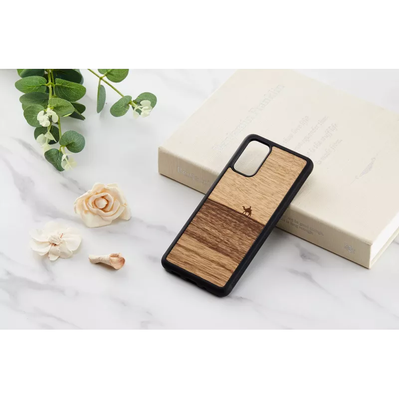 Etui na smartfona Man and Wood Galaxy S20+ Terra Czarny ochronne etui dla Samsung Galaxy S20+