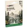 Karta pamięci flash Emtec 64GB UHS-I U3 V30 Outdoor ECMSD64GXCU3ORP