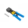 Zaciskarka LANBERG NT-0204 do złączy RJ-45, czarno-niebieska, 272×110,5×30 mm, 140 g