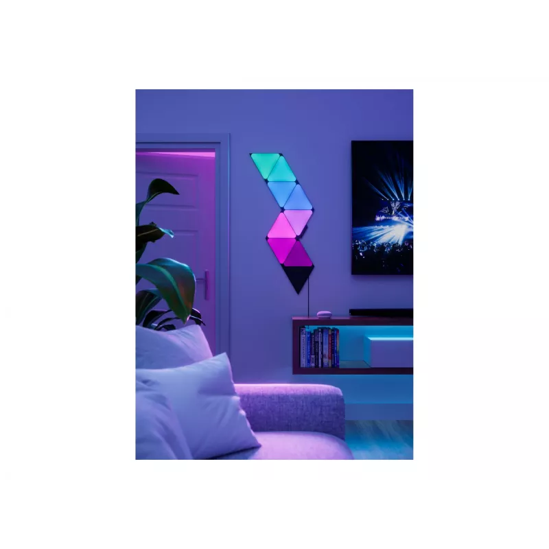 Inteligentny panel Nanoleaf NL47-0101TW-3PK Wi-Fi Czarny 3 szt.