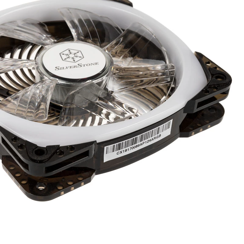 SilverStone SST-AP124-ARGB 120mm ARGB Wentylator do obudowy - Czarny