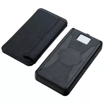 Przenośna bateria PowerNeed ES20000B 20000mAh — 2x USB 5V/2A, 9W, wodoodporna, czarna, 370 g