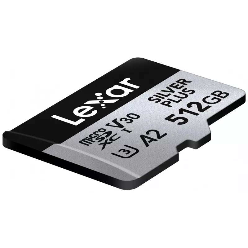 Flash Memory Lexar 512 GB UHS-I microSDXC srebrny PLUS