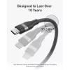 Kabel USB-C na USB-C Anker A82E2 — 0,9 m, USB C na USB C, Czarny