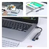 Hub USB QOLTEC 53792, USB-C 3.1 na 4 porty (USB 3.0 x1, USB 2.0 x3)