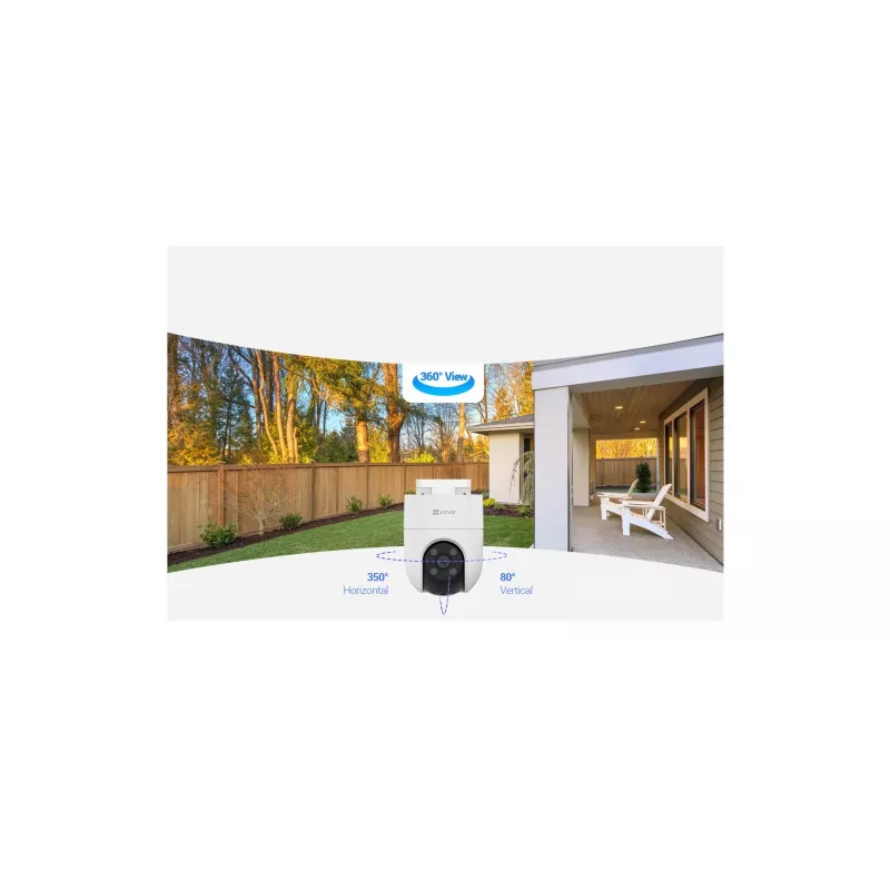 Kamera IP bezpieczeństwa EZVIZ H8c 2K Dome 2304 x 1296 pikseli