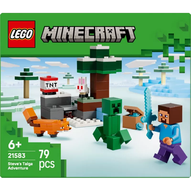 LEGO MINECRAFT 21583 Przygoda Steve'a w tajdze