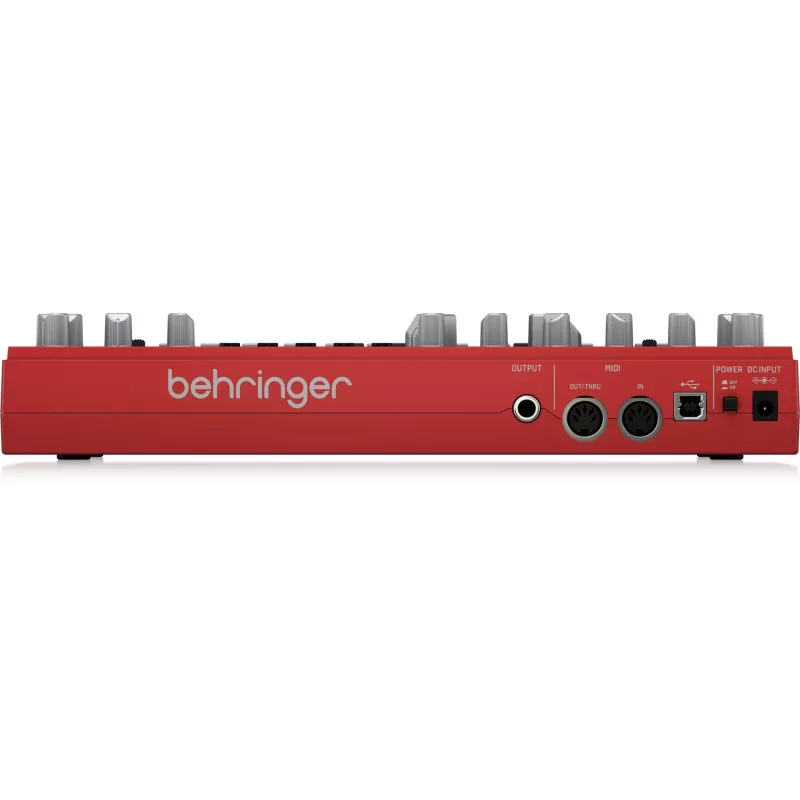 Analog synthesizer Behringer TD-3-RD czerwony 9V DC