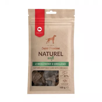 Przysmaki dla psa MACED 40-0001-0742 Wołowina 100 g — naturalna stała przekąska, 33,7% białka, 22% tłuszczu