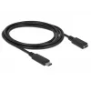 Kabel USB DeLOCK 85534 USB 3.2 Gen 1 1.5m USB C Czarny