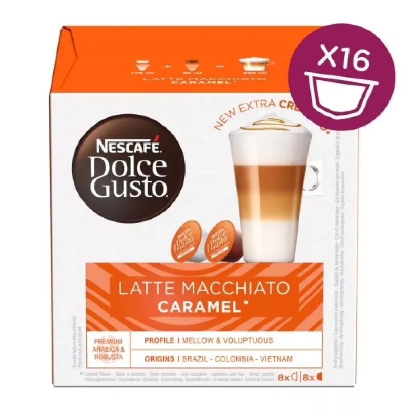 Kawa Nescafe Dolce Gusto Caramel Latte Macchiato, 16 kapsułek