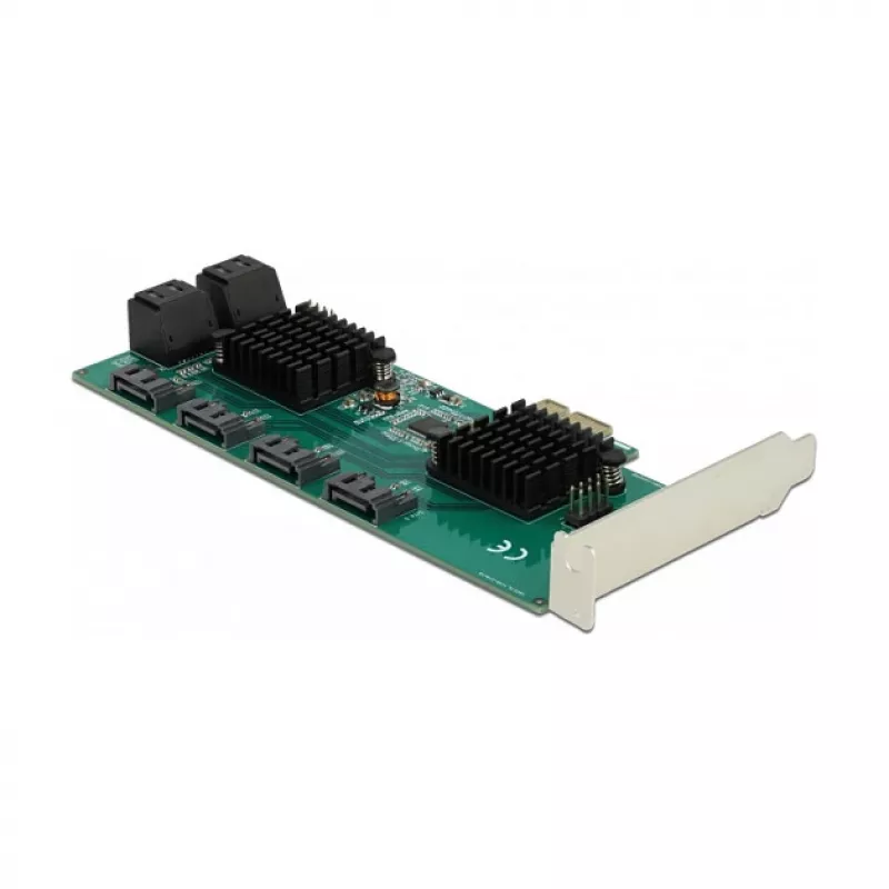 DeLOCK 8 port SATA PCI Express x1 Card Low Profile Form Factor