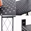 Stojak do przechowywania narzędzi ogrodowych Top e shop FS004 — wolnostojący, stal ocynkowana, 720×340×1270 mm, udźwig 50 kg