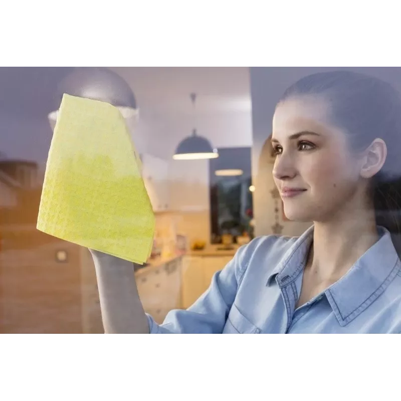 Ściereczka Vileda Actifibre do mycia szkła, żółta