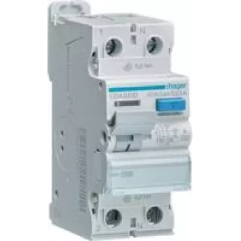 HAGER CDA540D Wyłącznik różnicowoprądowy 2P 10kA 40A 30mA TypA (CDA540D)