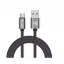 Kabel danych USB Tellur USB na Type-C 1 m Denim, pleciony kabel 1m do ładowania i przesyłu danych