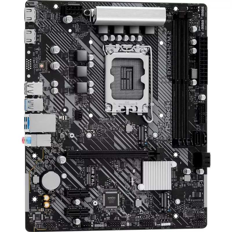 ASRock B760M-H2/M.2 DDR5 LGA1700 Micro-ATX Płyta główna