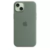 Apple iPhone 15 Plus Silicone Case z MagSafe - Cypress