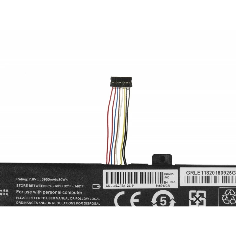 Bateria zielony Cell LE118 do Lenovo Ideapad 310-15 (7.6V, 3500mAh, 4-ogniwowa, LiPo, czarna)